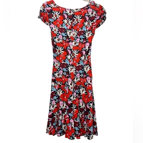 Free People Key To Your Heart mini dress in Black Red Floral size small - Picture 6 of 12